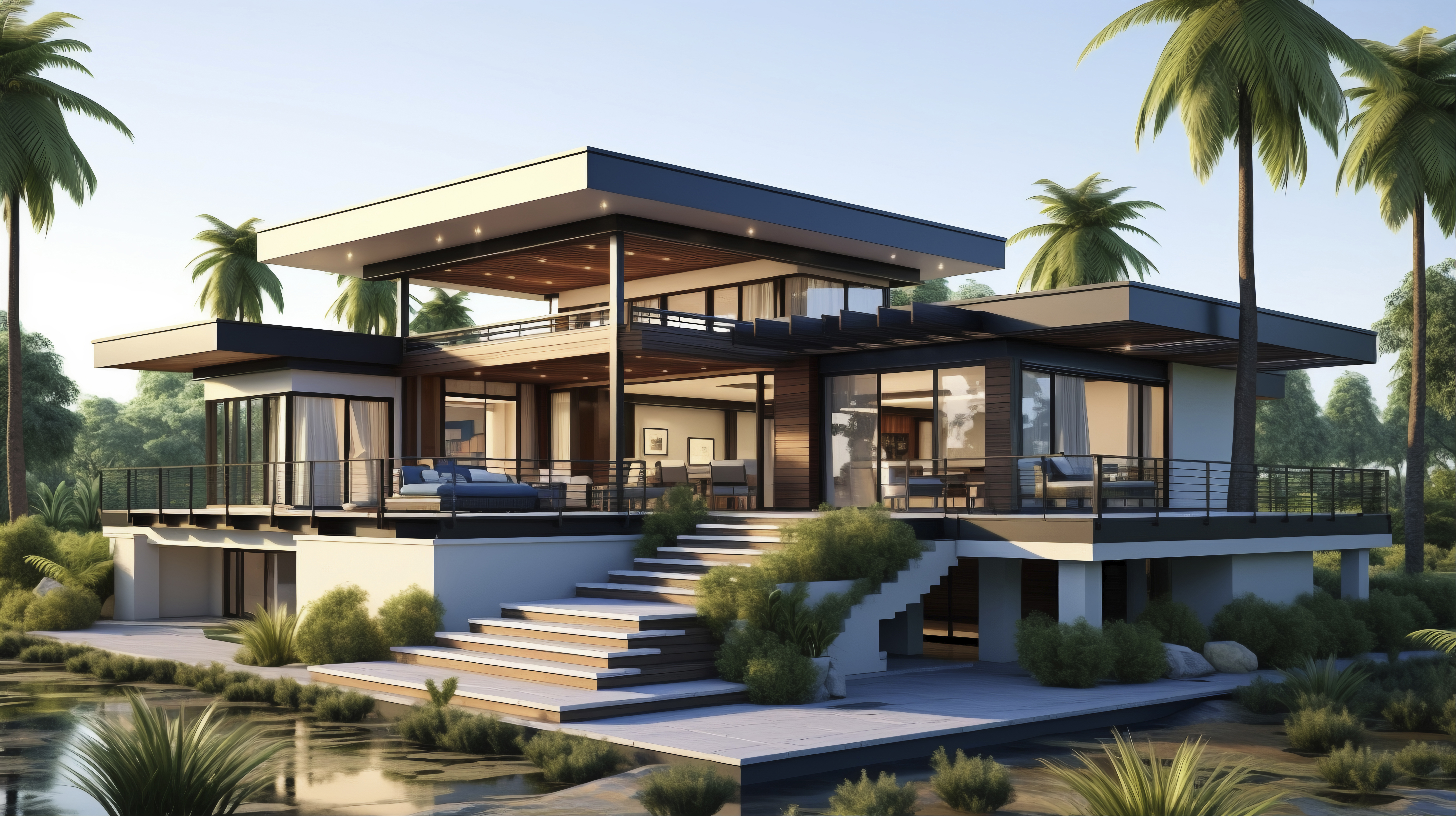 Luxury Bungalow - Tropical Villa